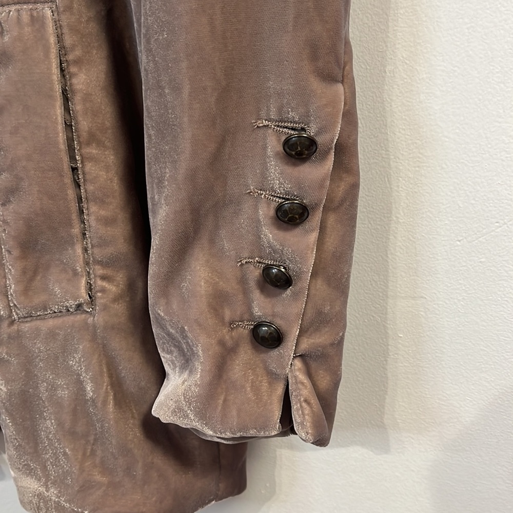 Free People Yesterday’s Muse Velvet Jacket - size small - Picture 9 of 11